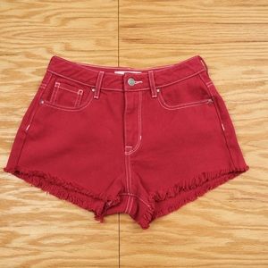 Pacsun high rise denim shorts